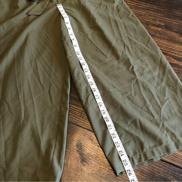 Forever 21 Olive Wide Leg Pants - Picture 6 of 11